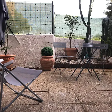 Studio Piscine Terrasse A 5min Plage Lägenhet